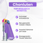 Chonluten Beneficios: Actividad Antioxidante, Recuperación Celular Ciliada, Soporte Pulmonar por Edad