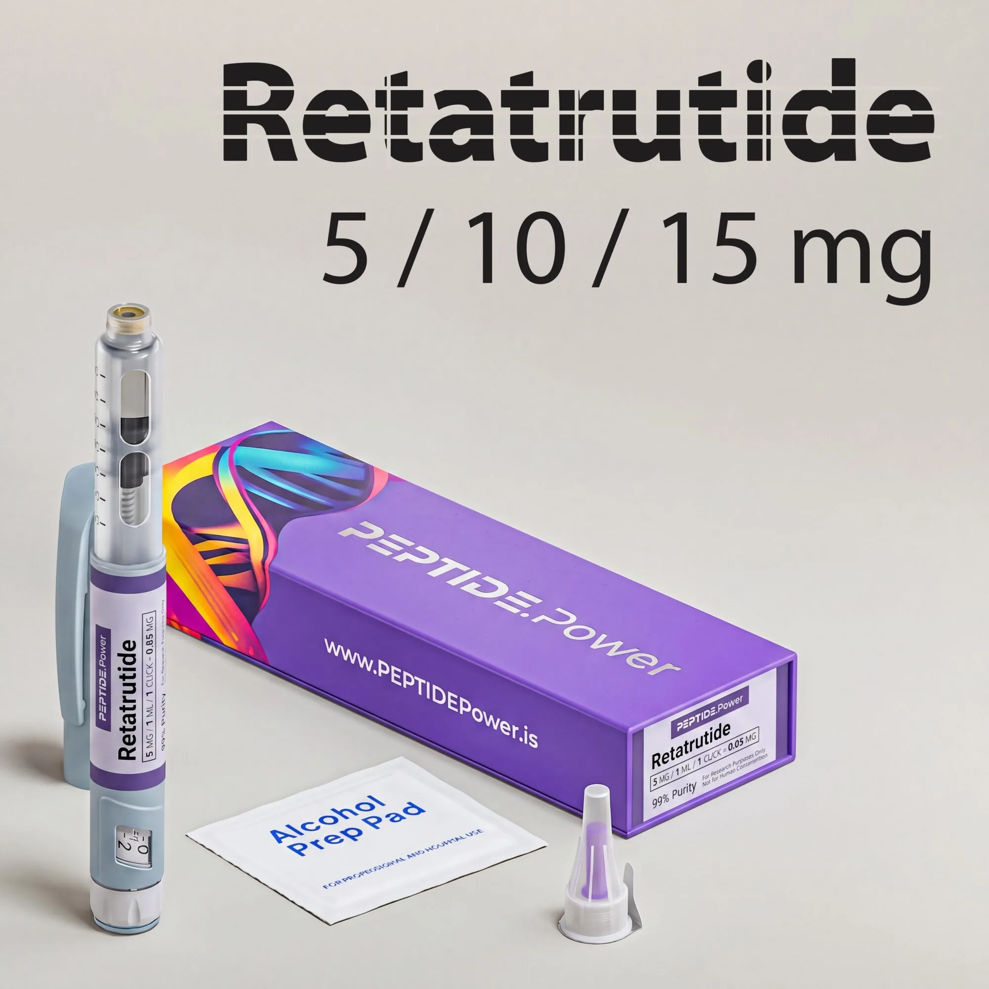 Péptidos de investigación de la CoA de EE. UU. 1 GLP-3R 5 / 10 / 15 mg