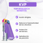 KPV Beneficios: Acción dirigida, Reduce la hiperactividad de las citocinas, Protección de barrera, Señalización de precisión
