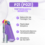 P21 (P021) - Rendimiento Cognitivo, Neurogénesis Hipocampal, Regulación del BDNF, Actividad Neuroprotectora