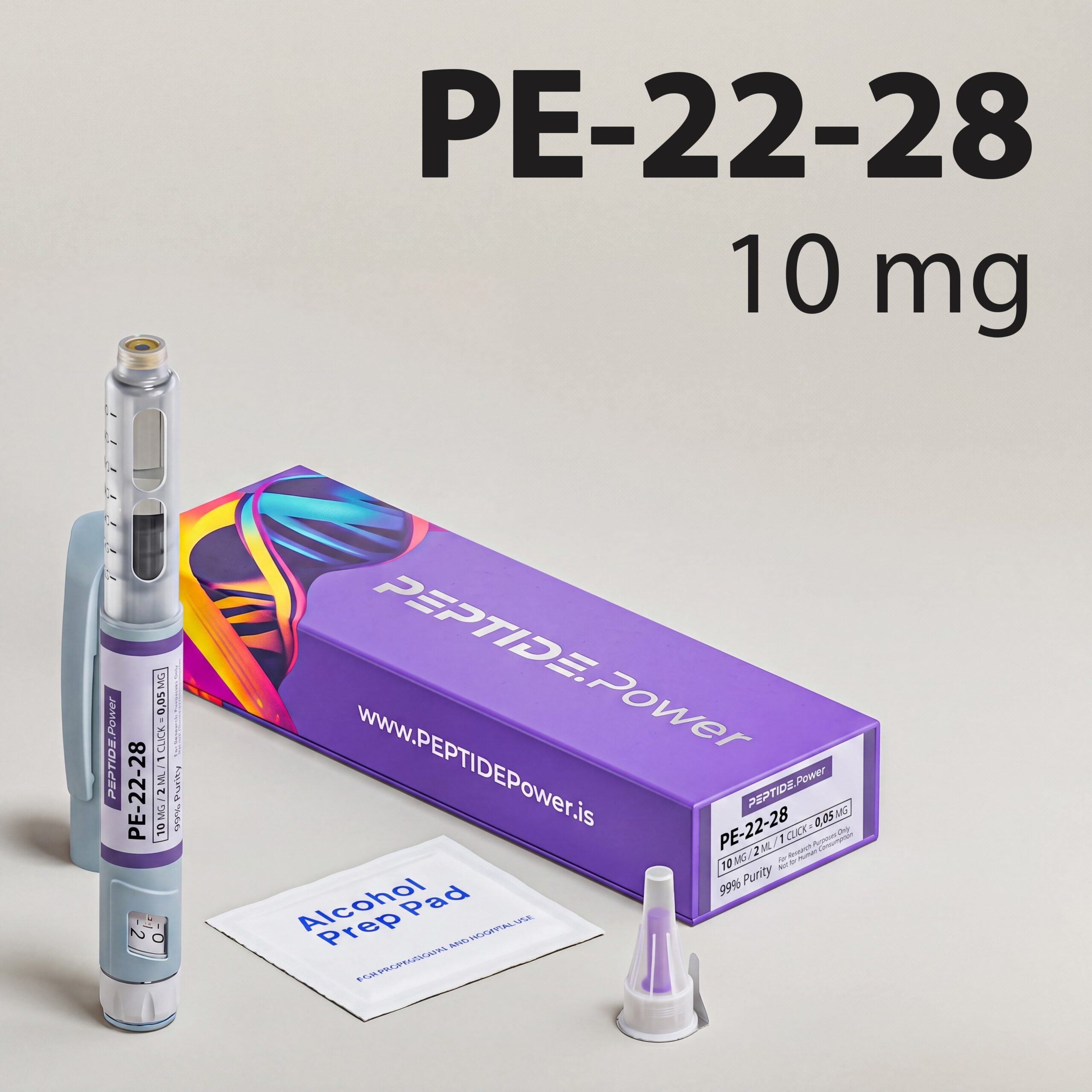 PE-22-28 - PEPTIDE.Power PE-22-28: 10 mg - Pluma de Péptido de Investigación Premezclada, 99%+ Pureza (CoA) | PEPTIDE.Power