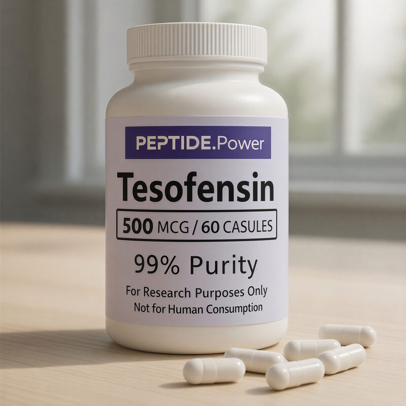 Tesofensin Capsules - Cápsulas de Péptido de Investigación, 99%+ Pureza (CoA) | PEPTIDE.Power