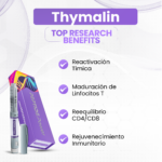 Thymalin Beneficios: Reactivación Tímica, Maduración de Linfocitos T, Reequilibrio CD4/CD8, Rejuvenecimiento Inmunitario