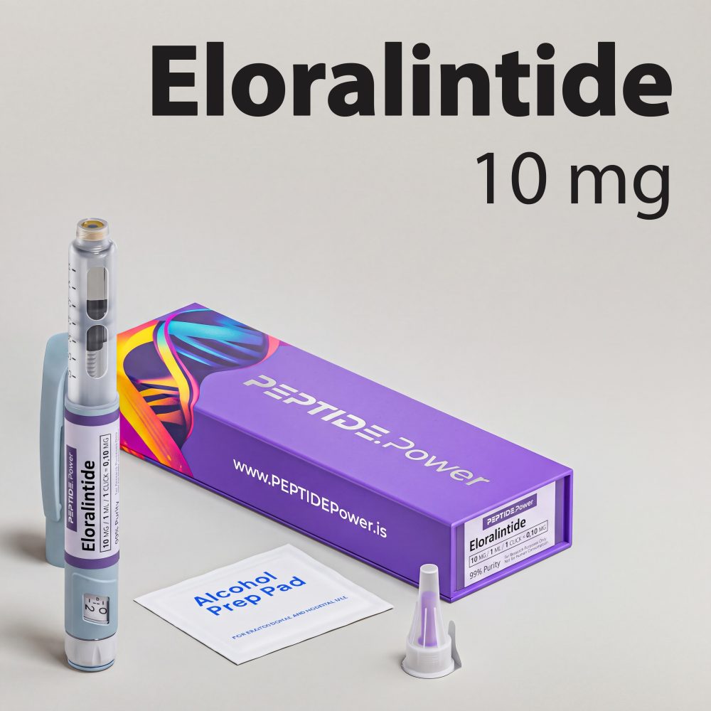 Eloralintide: 10 mg - Pluma de Péptido de Investigación Premezclada, 99%+ Pureza (CoA) | PEPTIDE.Power